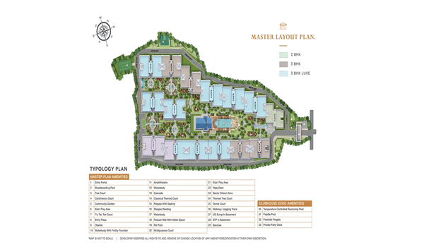 Godrej Athena master plan