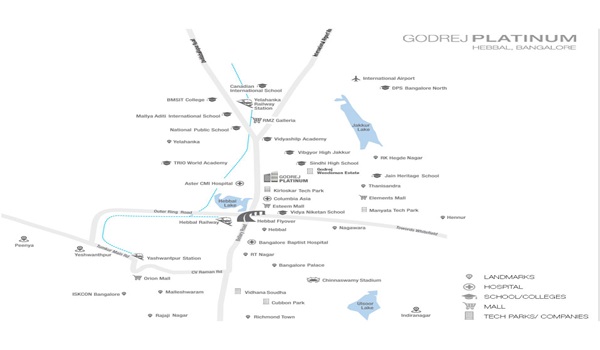 Godrej Platinum location map