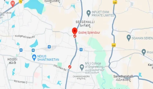 Godrej Splendour Elevate location map